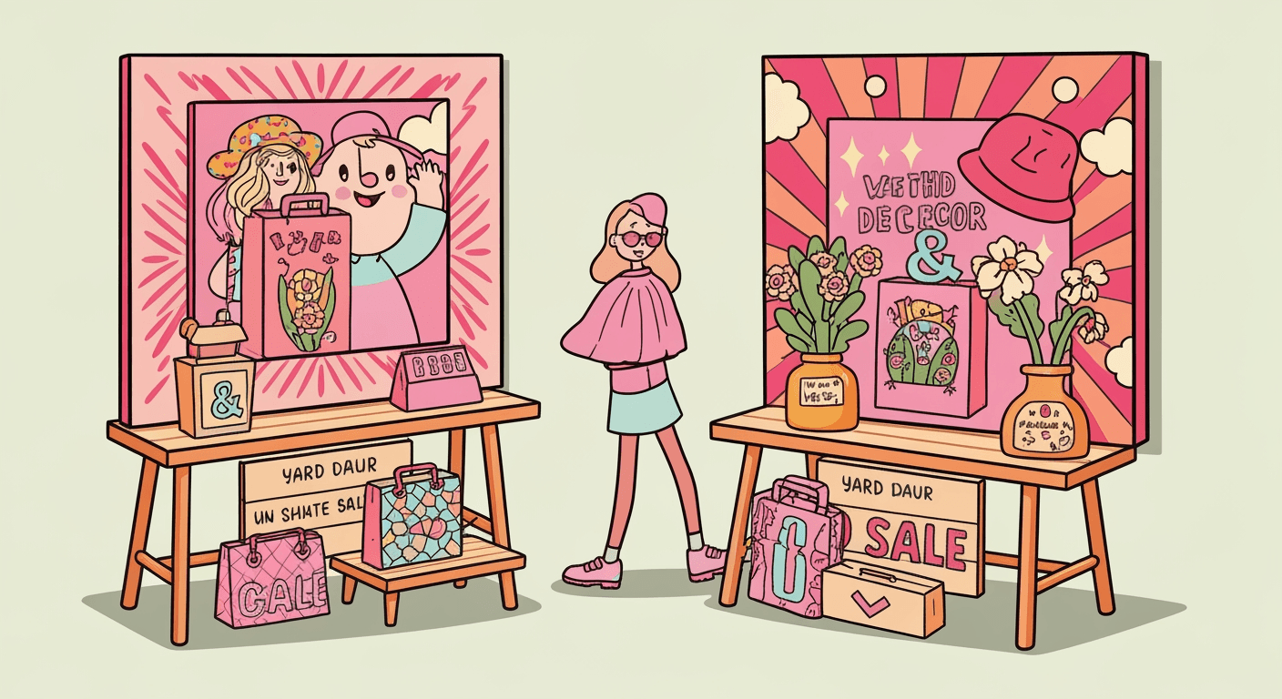 AI-generated illustration of a sale