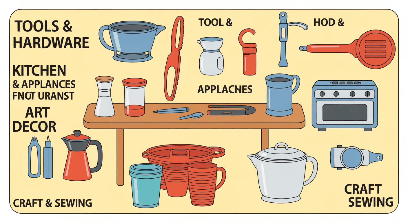 AI-generated illustration of a community sale
