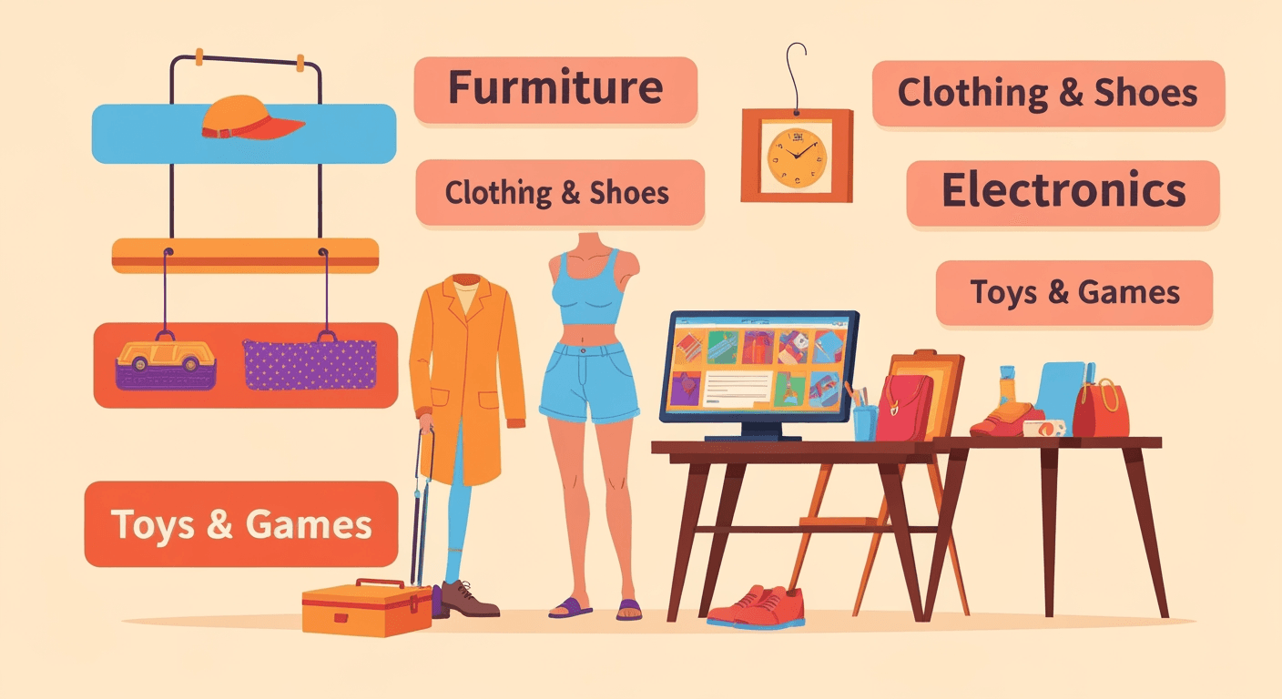 AI-generated illustration of a church sale