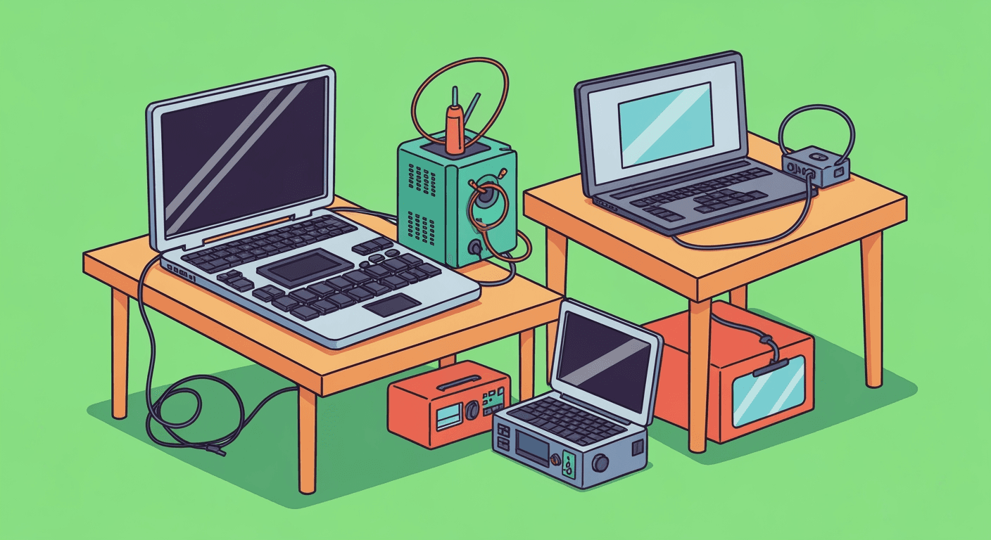 AI-generated illustration of a estate sale