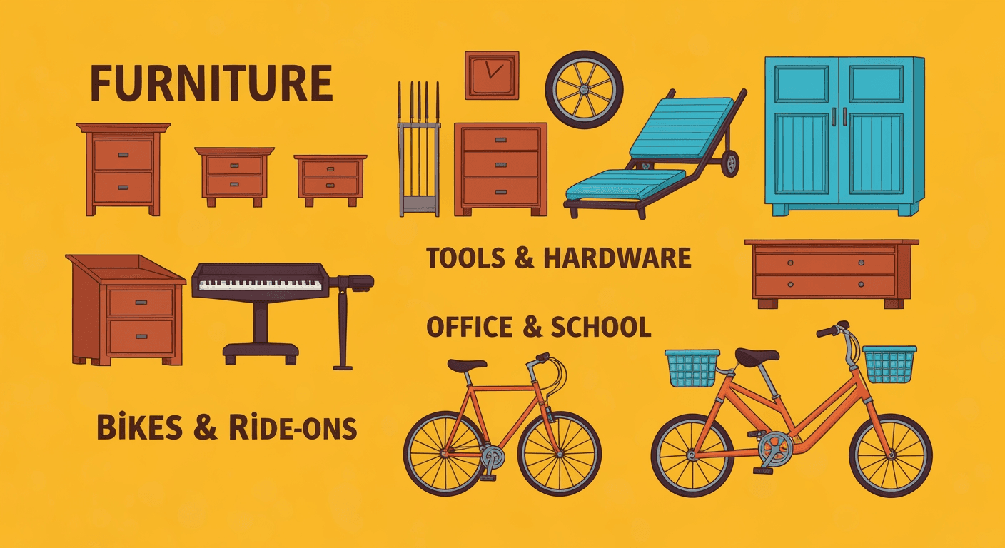 AI-generated illustration of a church sale