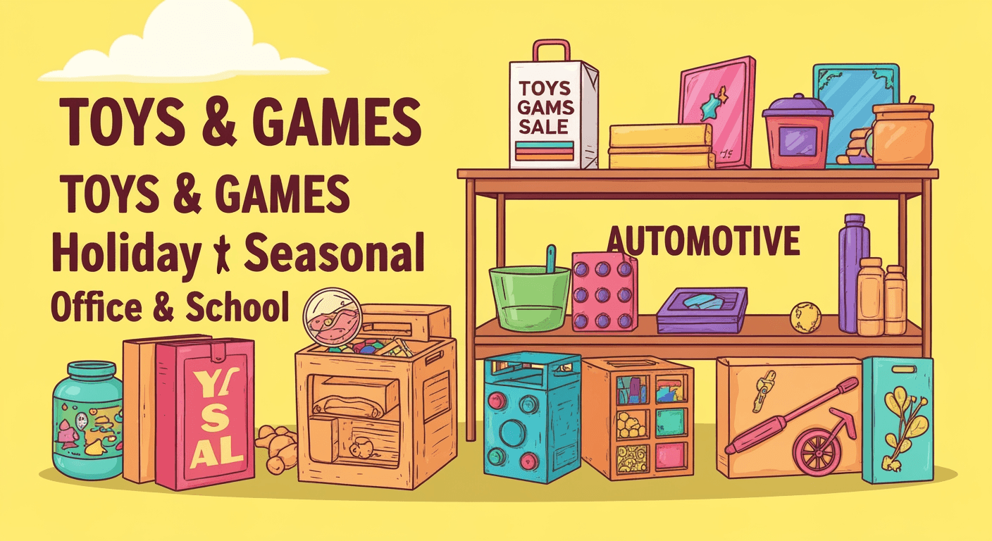 AI-generated illustration of a yard sale