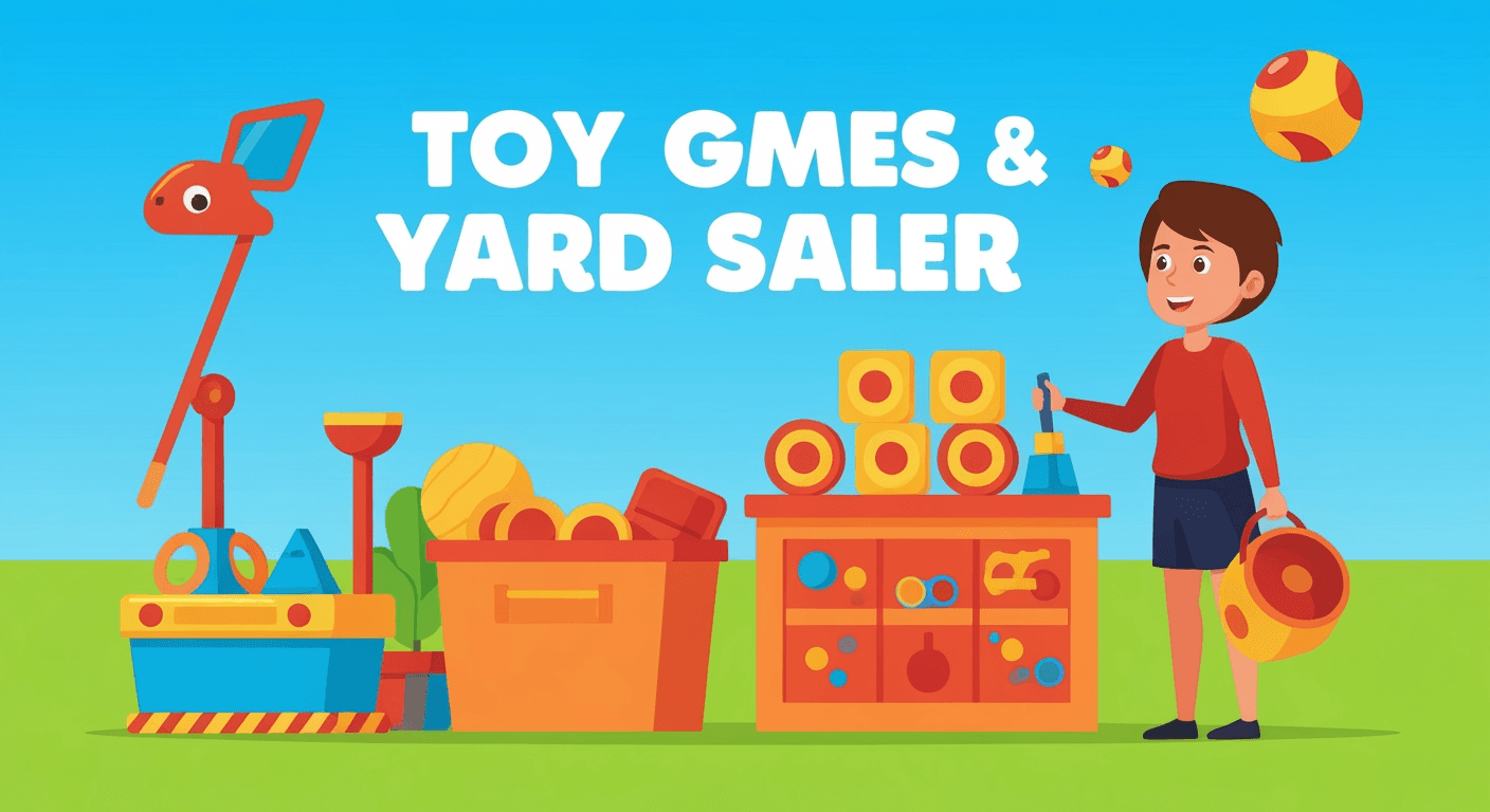 AI-generated illustration of a community sale