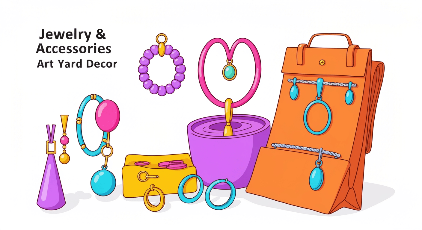 AI-generated illustration of a yard sale