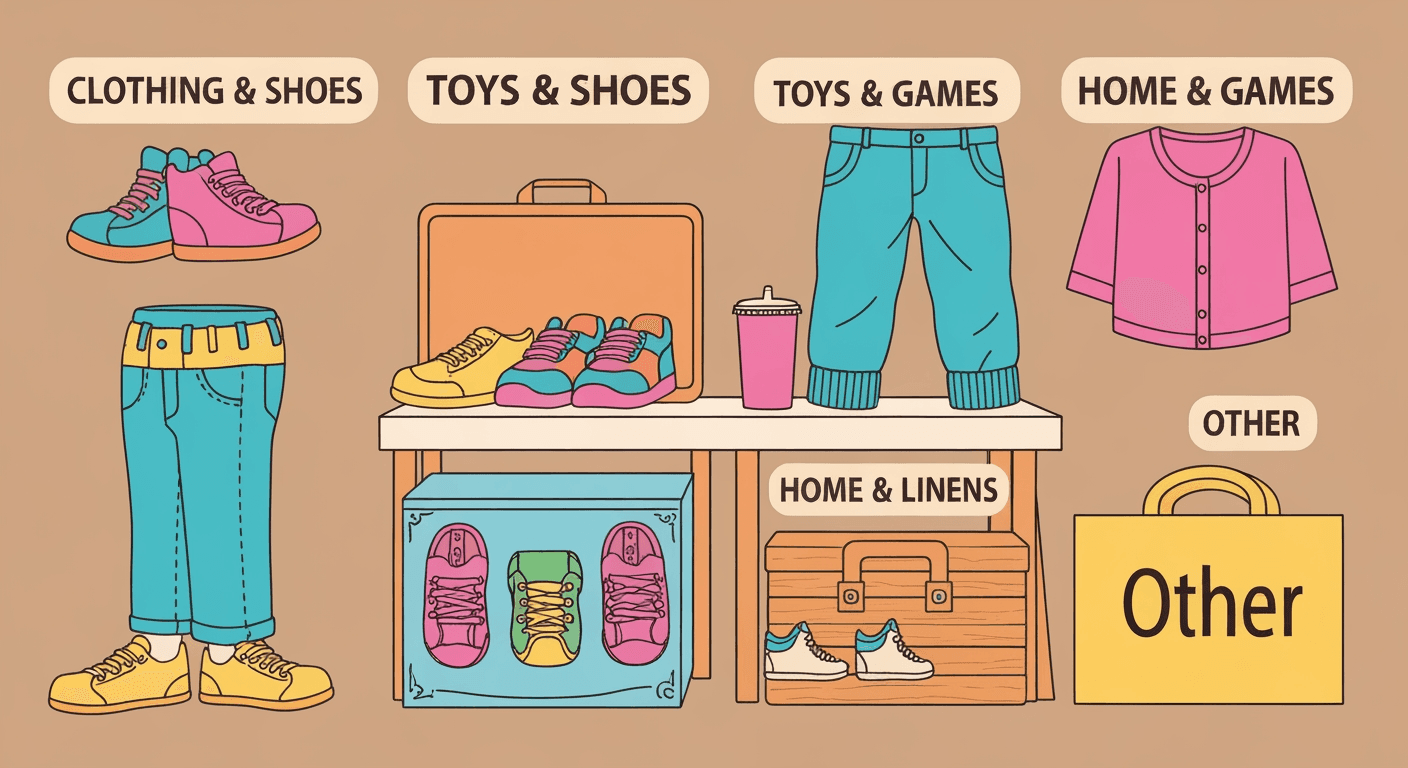 Yard sale illustration