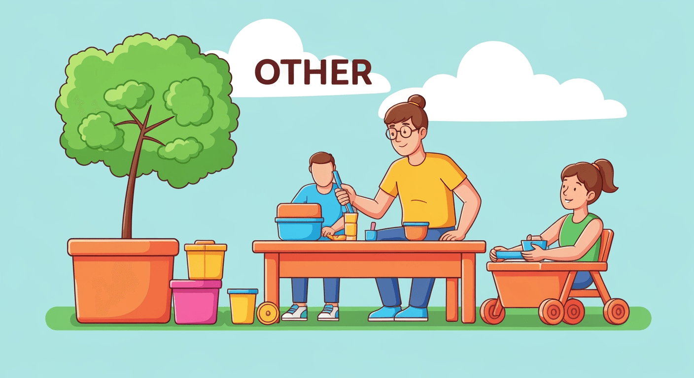 AI-generated illustration of a estate sale