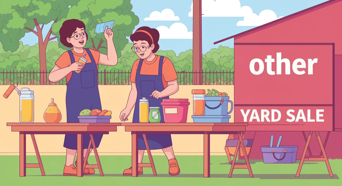 AI-generated illustration of a sale