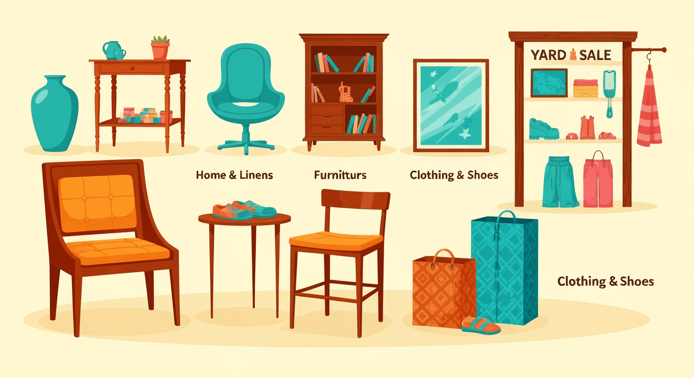 AI-generated illustration of a community sale