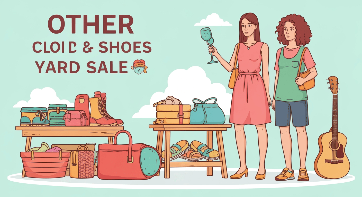 AI-generated illustration of a community sale