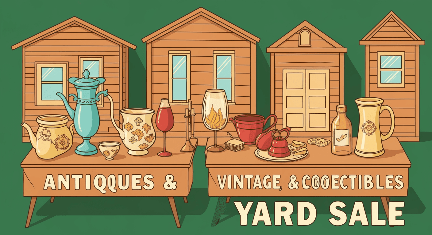 AI-generated illustration of a community sale