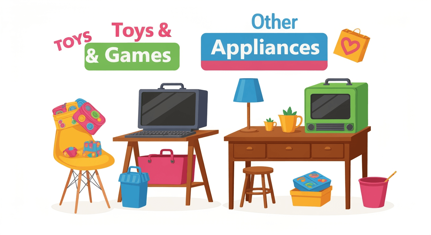 AI-generated illustration of a community sale