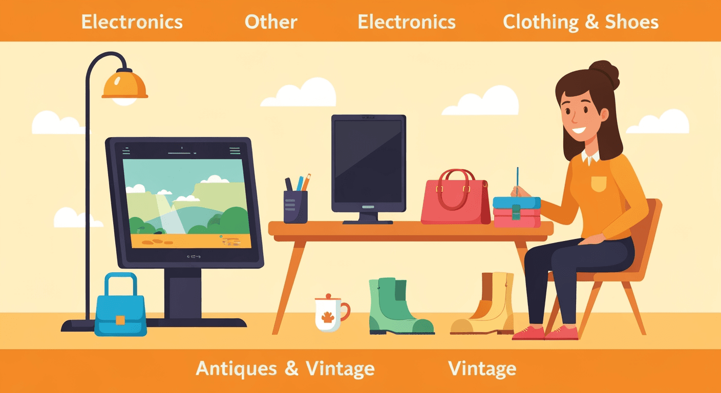 AI-generated illustration of a community sale