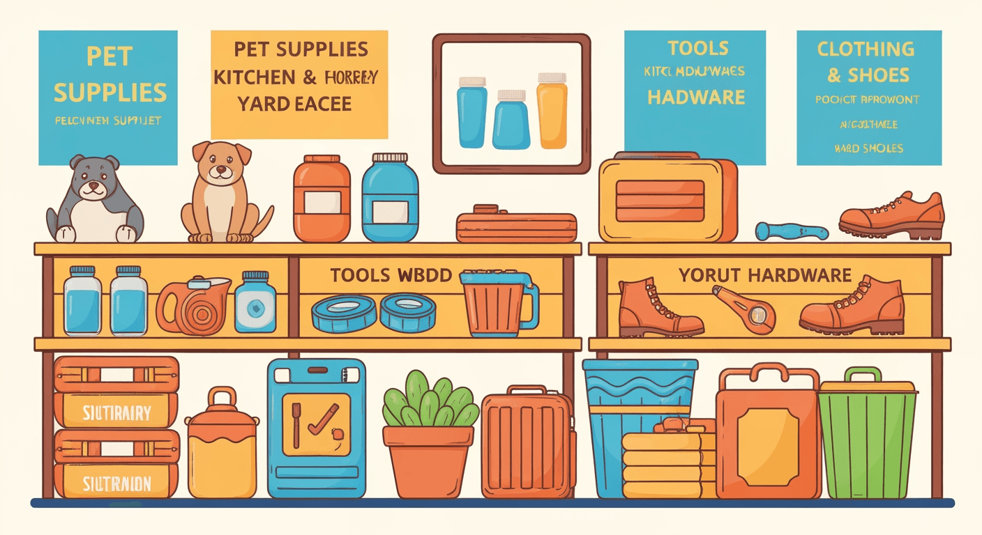 AI-generated illustration of a community sale