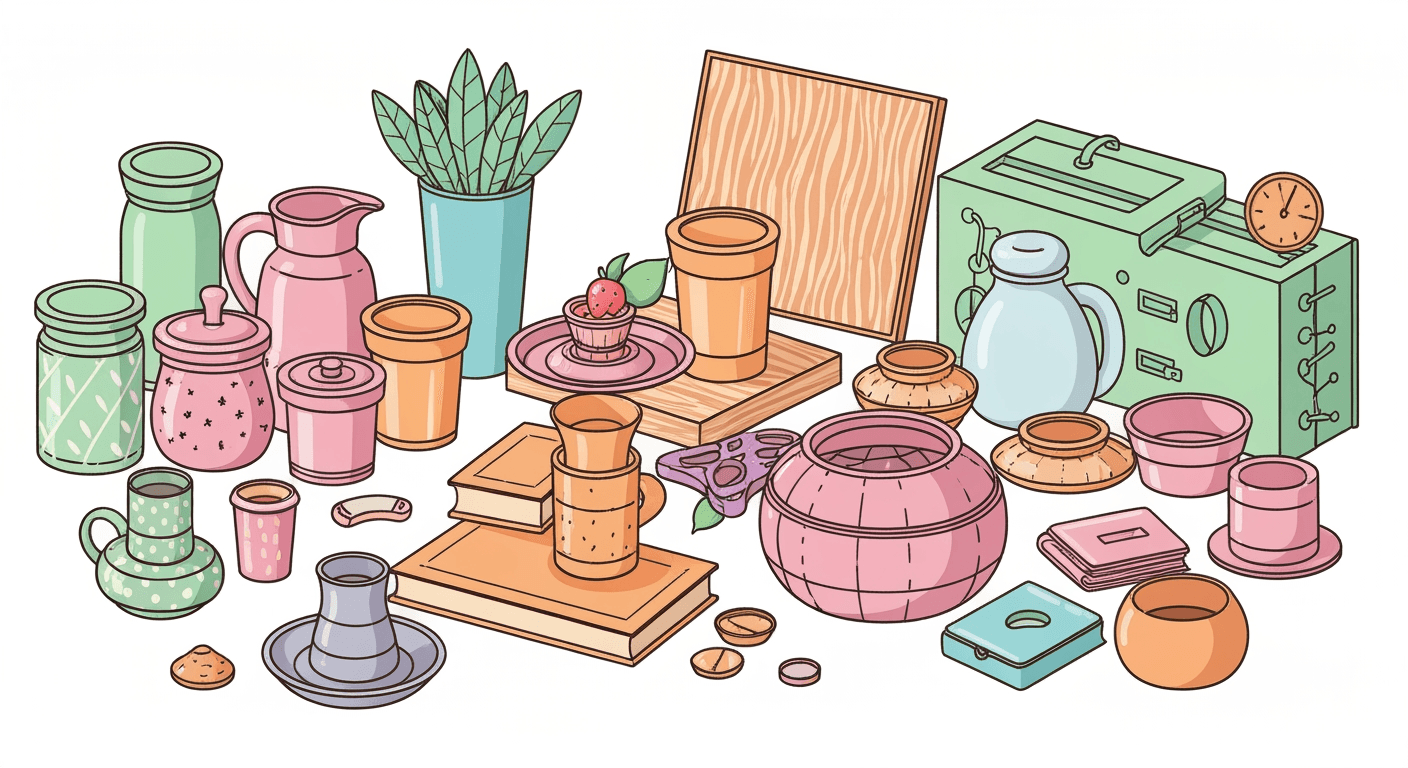 AI-generated illustration of a community sale