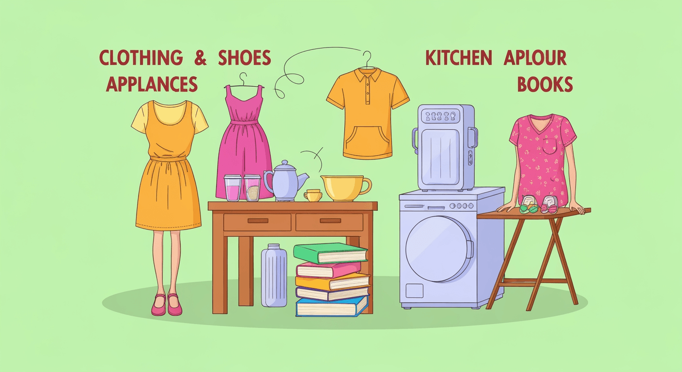 AI-generated illustration of a community sale