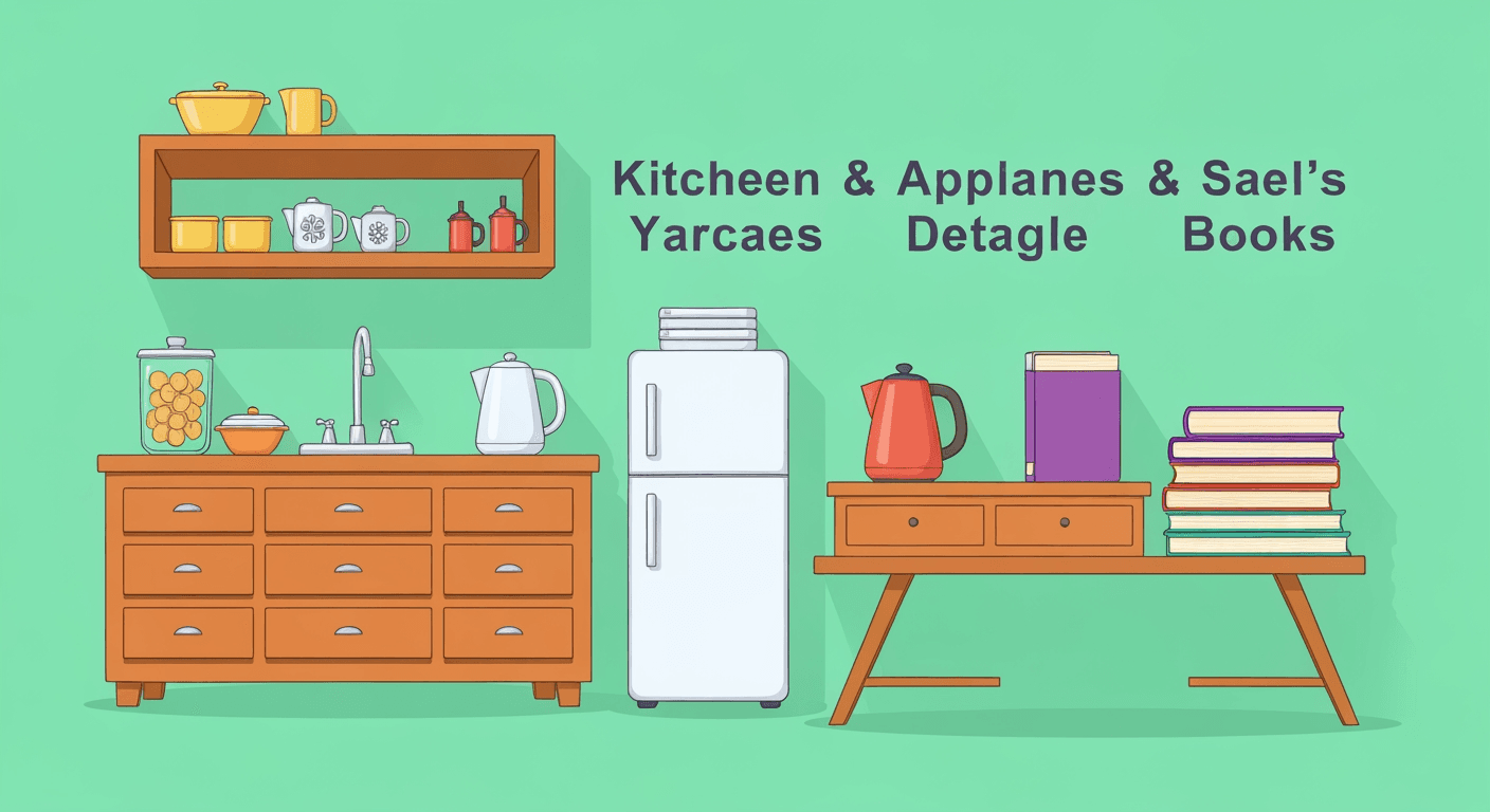 AI-generated illustration of a estate sale