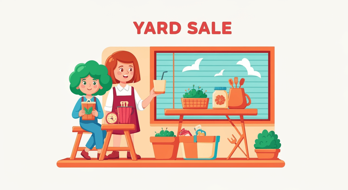 AI-generated illustration of a sale