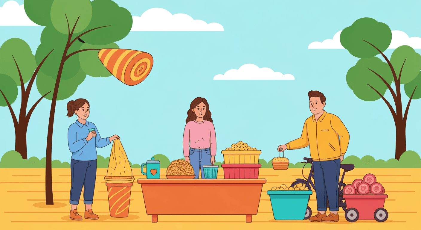 AI-generated illustration of a sale