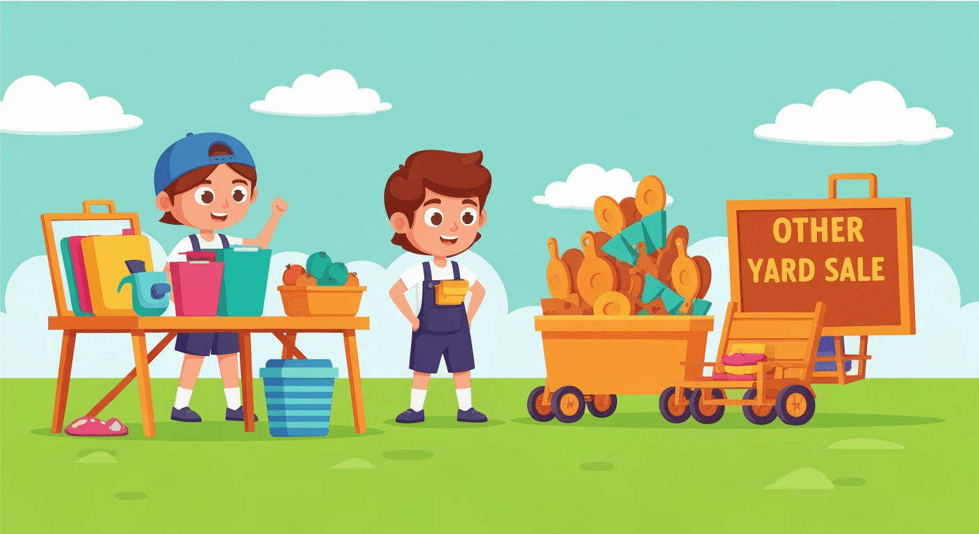 AI-generated illustration of a sale