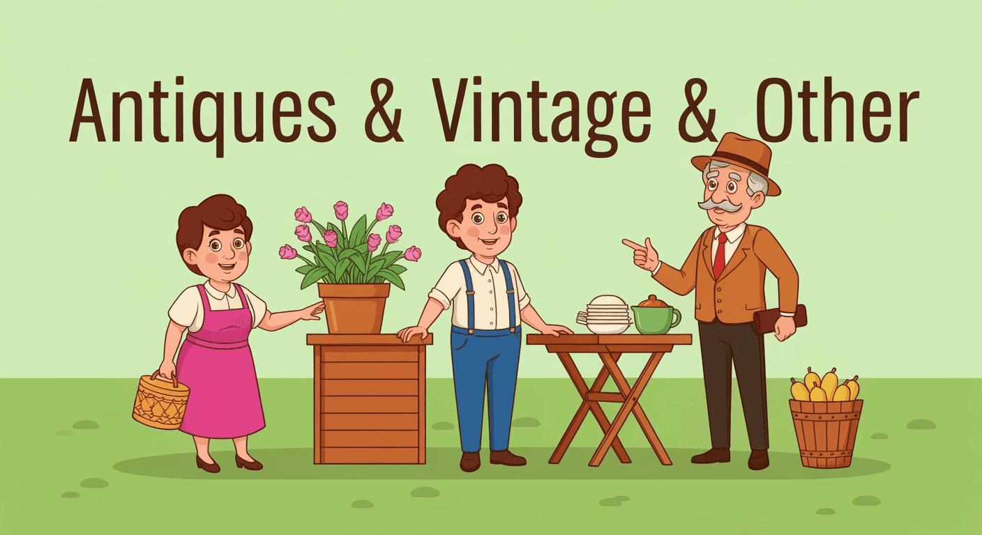 Yard sale illustration