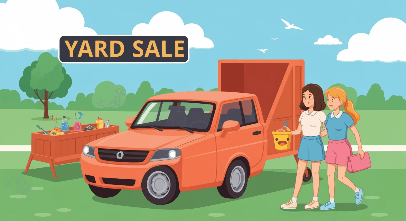 AI-generated illustration of a sale