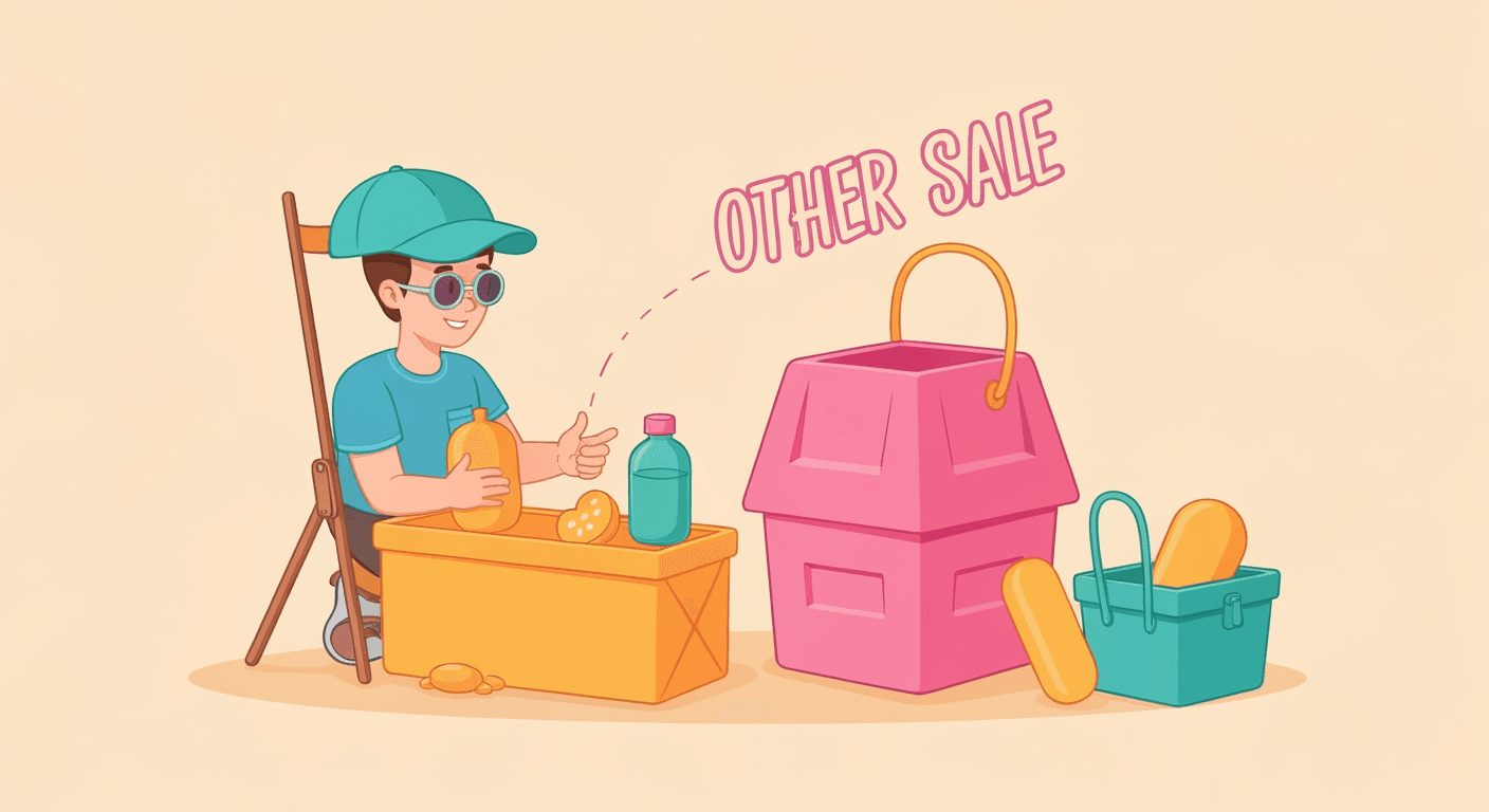 AI-generated illustration of a sale