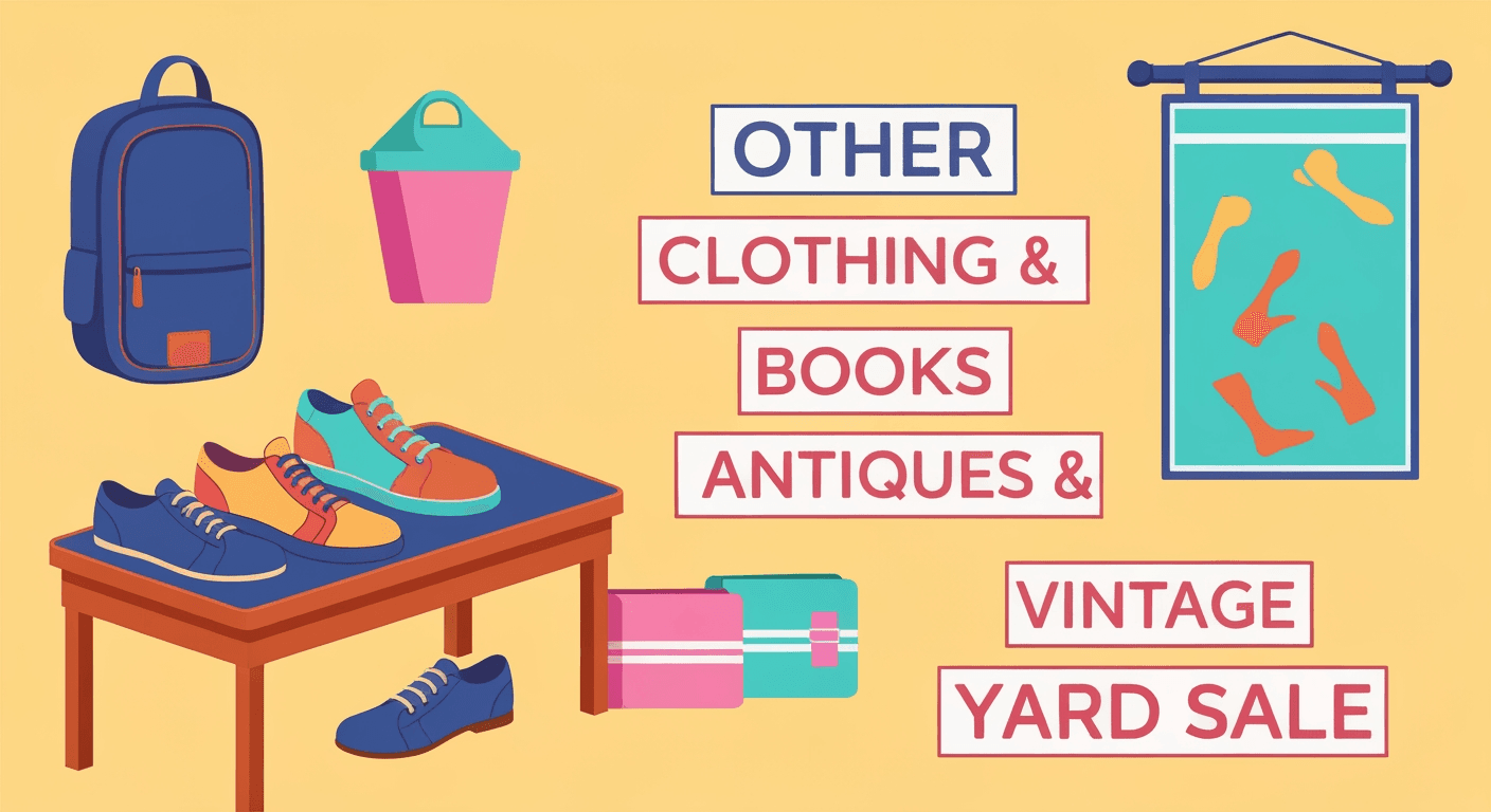 Yard sale illustration