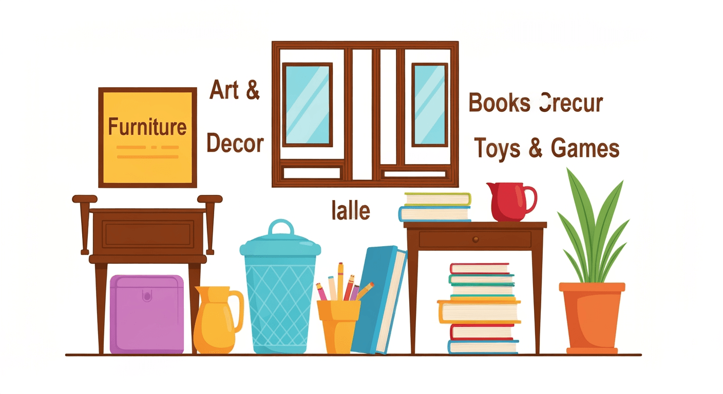 AI-generated illustration of a church sale