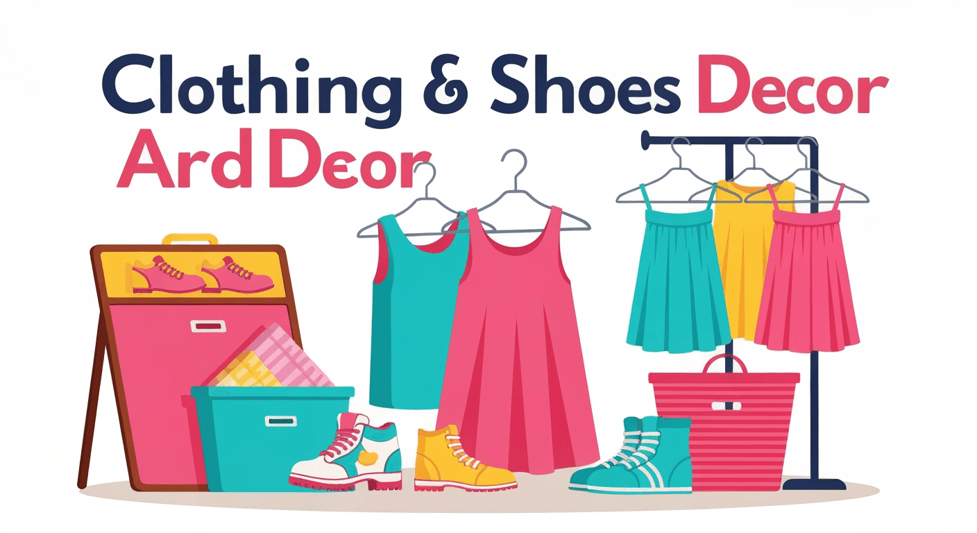 AI-generated yard sale illustration