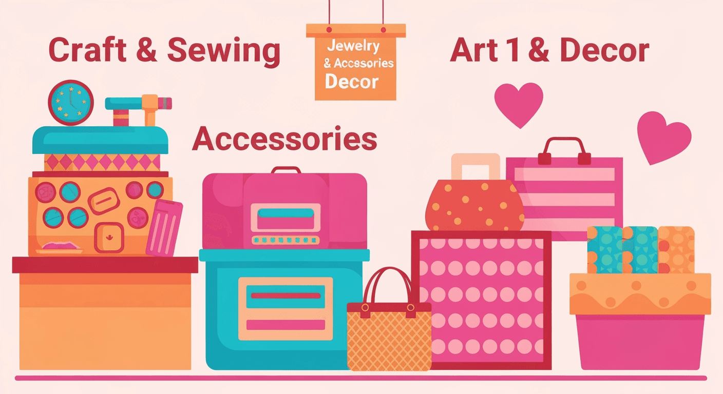 AI-generated illustration of a yard sale