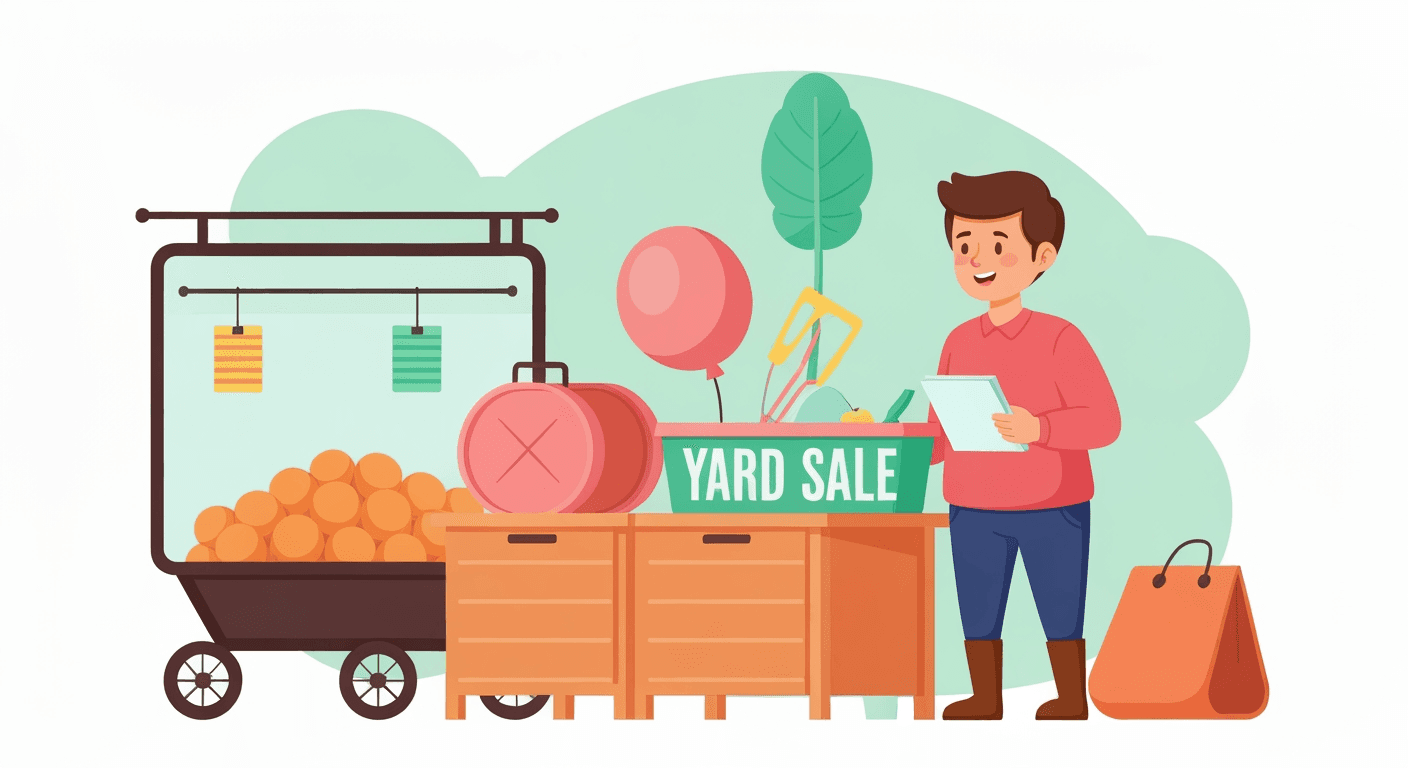 AI-generated illustration of a sale