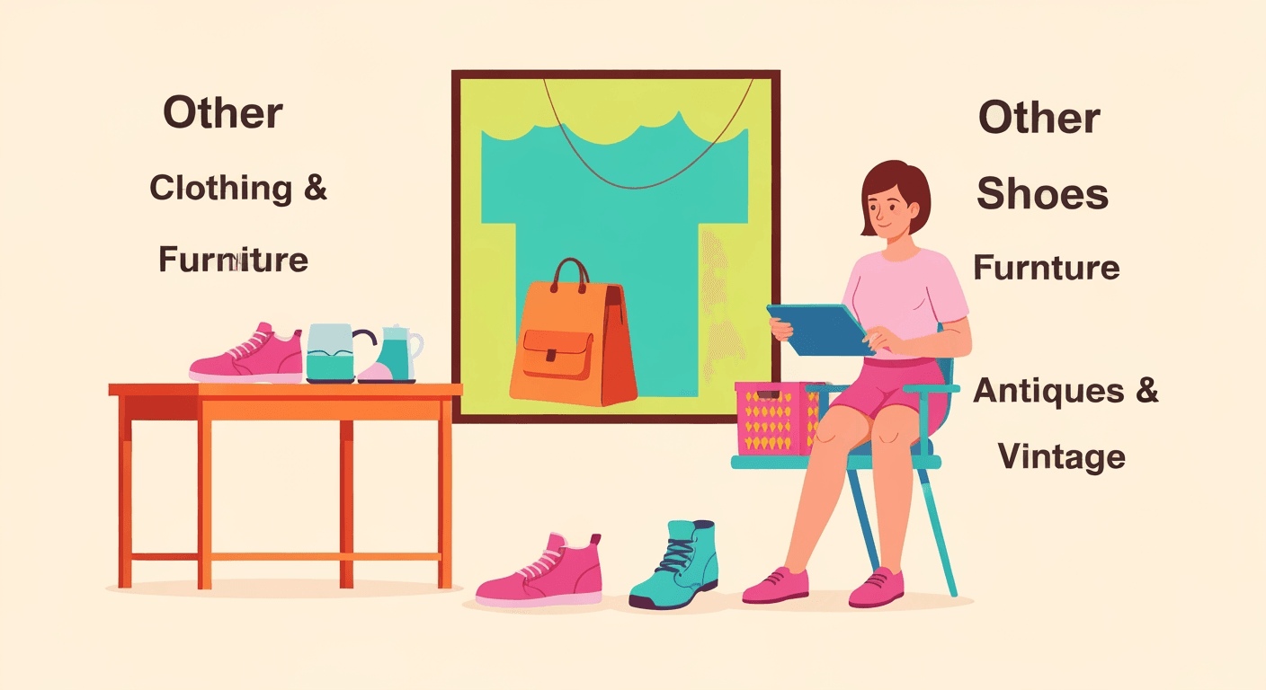 AI-generated illustration of a community sale