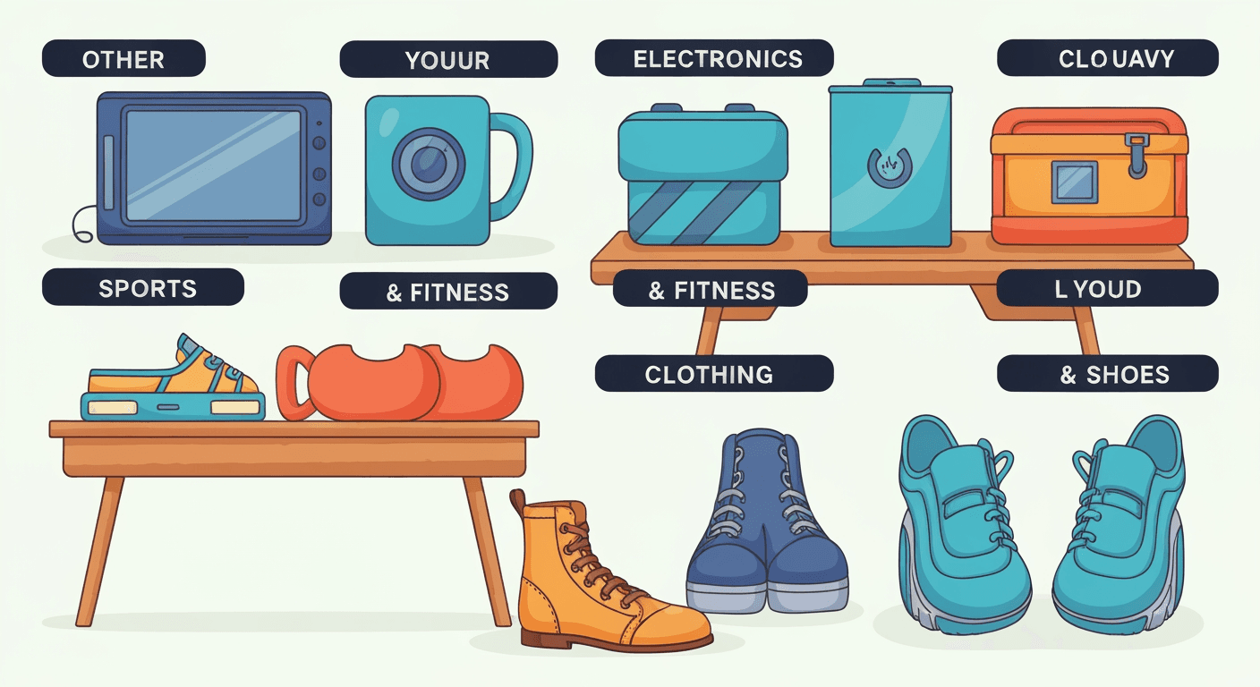 AI-generated illustration of a community sale