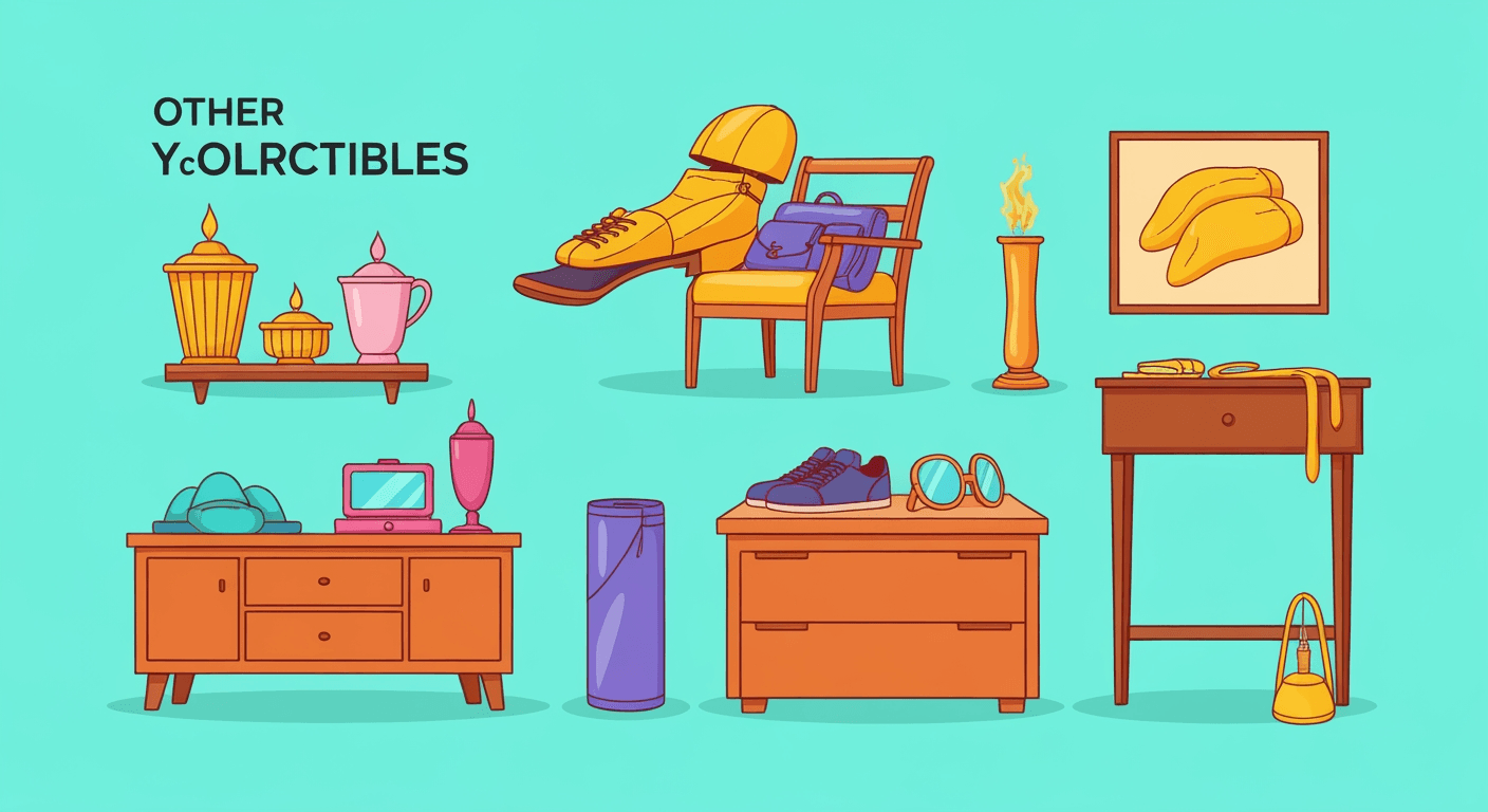 AI-generated illustration of a garage sale