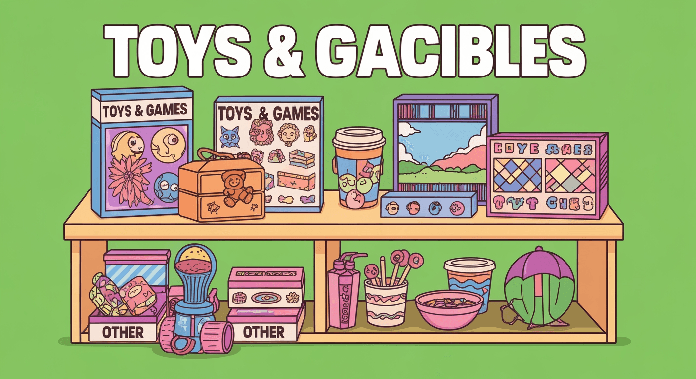 AI-generated illustration of a garage sale