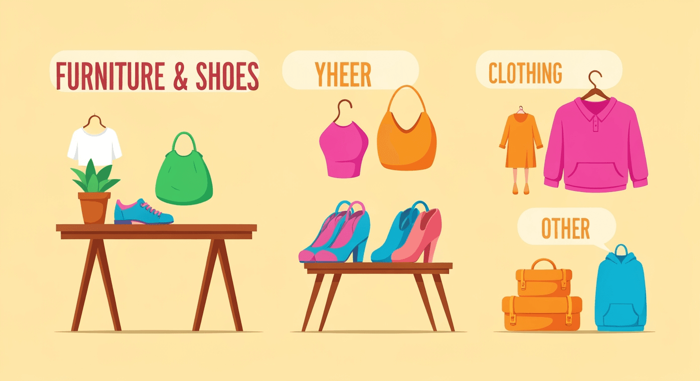 AI-generated illustration of a estate sale