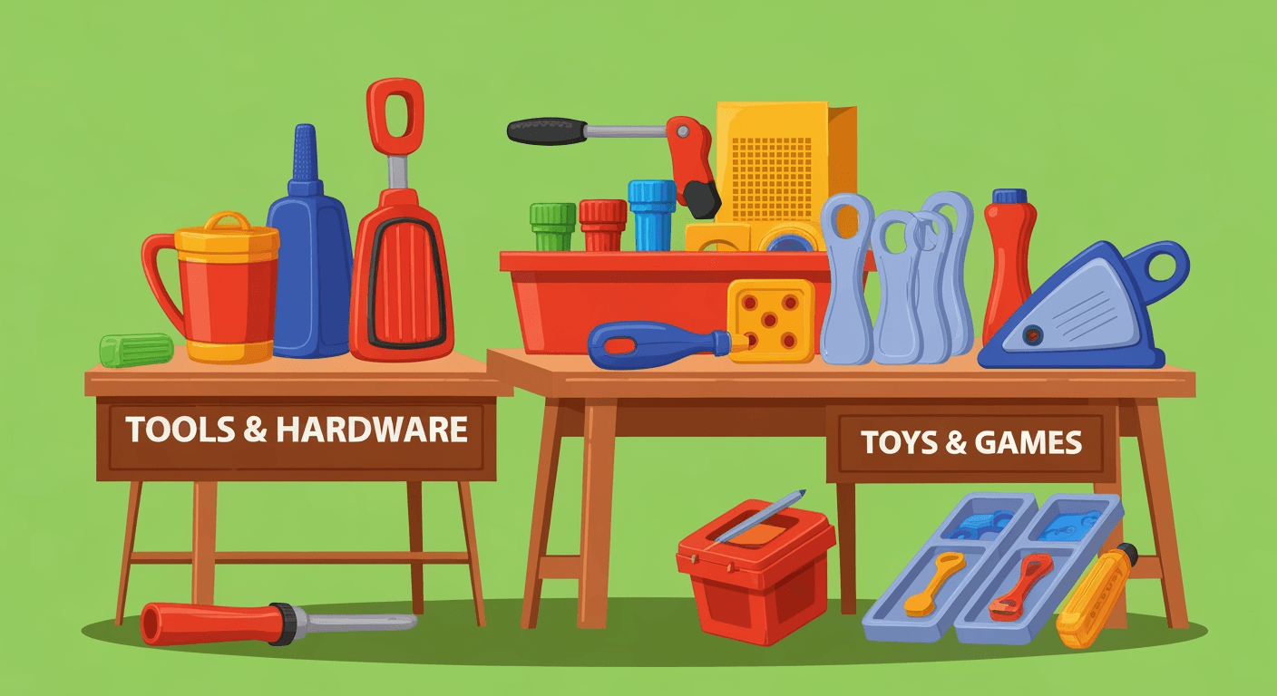 AI-generated illustration of a garage sale