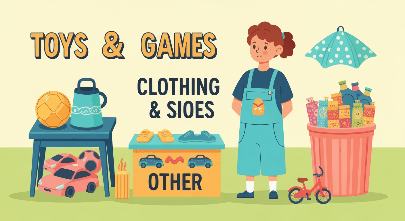 AI-generated illustration of a estate sale