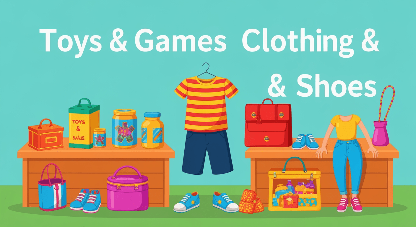 AI-generated illustration of a estate sale